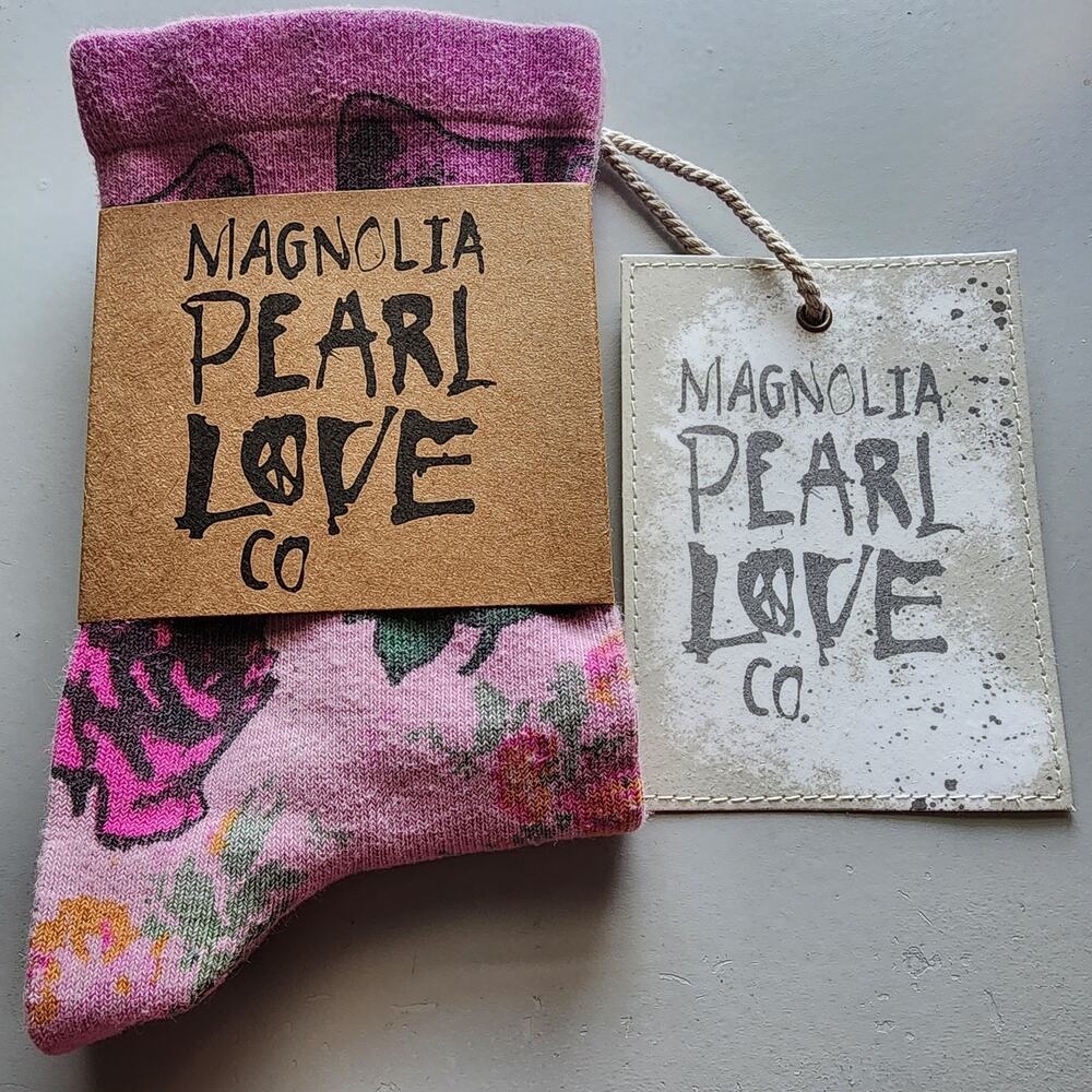One Size | Magnolia Pearl | NWT | Vol Du Jardin Socks